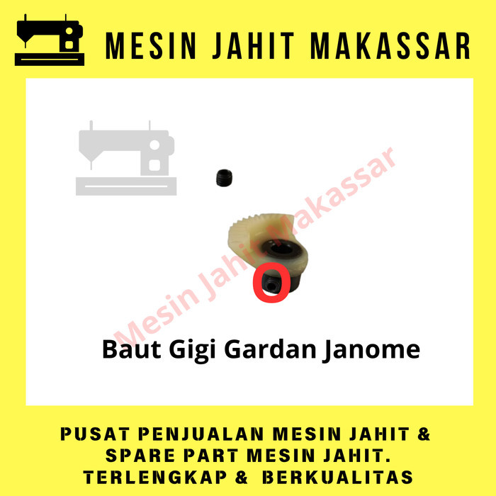 

paling diminati] Original Termurah Baut Gigi Gardan Mesin Janome Kualitas Bagus