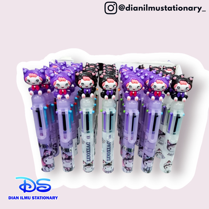 

:>:>:>:>] bolpen 6 warna kuromi
