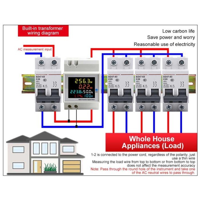 Laris Kwh Meter Digital Mcb Digital Pengukur Meteran Listrik Pln Digital 1P