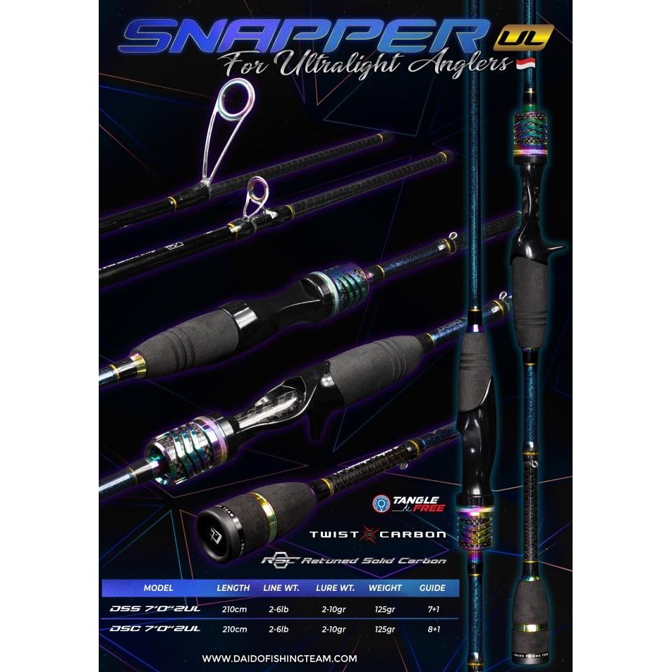 JORAN DAIDO SNAPPER UL CARBON SOLID 210CM