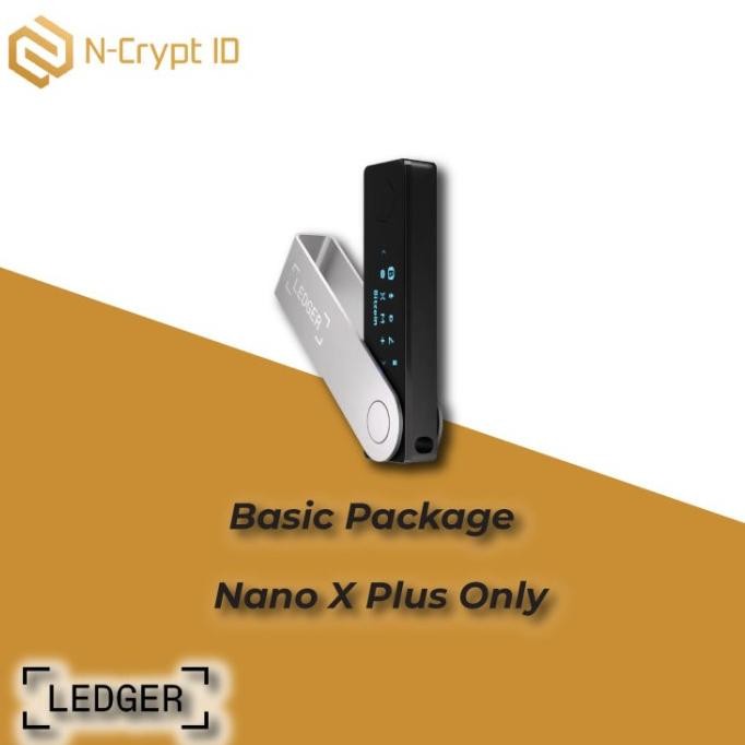 TERBARU - Ledger Nano X Crypto Hardware Wallet Dompet Bitcoin Cryptocurrency