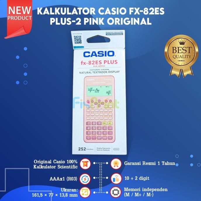 

TERLARIS - Kalkulator Casio fx 82ES PLUS-2 Calculator Scientific New Original