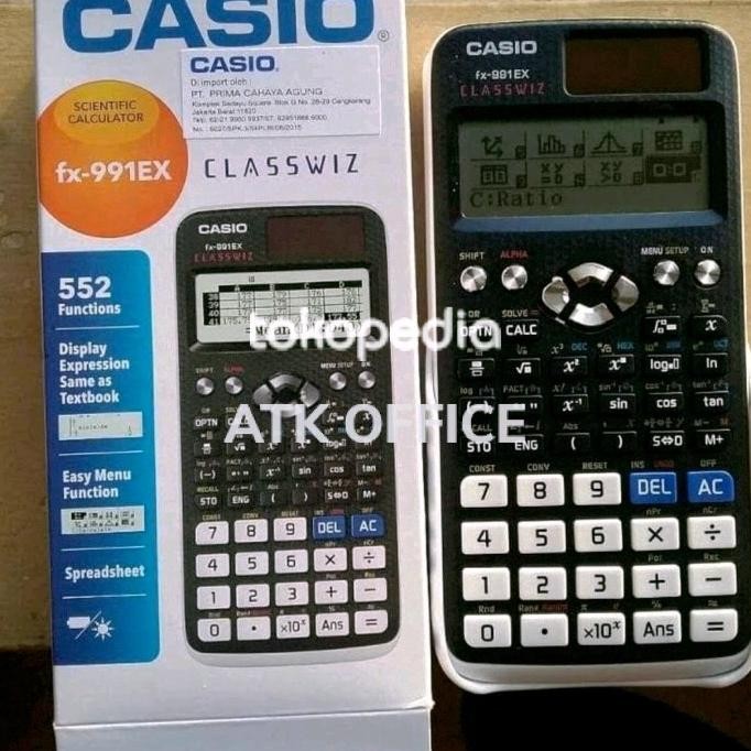 

TERLARIS - Kalkulator Casio Fx 991 ex scientific calculator kuliah ORIGINAL