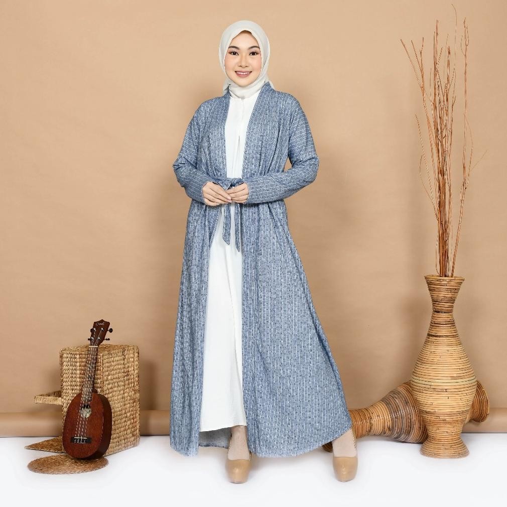BEST/ Long Outer Polo KENIT Atasan Wanita Lengan Panjang OOTD Remaja Kekinian