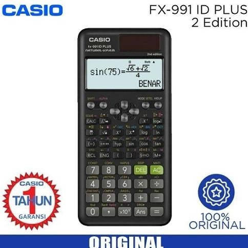 

TERLARIS - Kalkulator calculator scientific casio fx-991 ID PLus fx991id plus ori