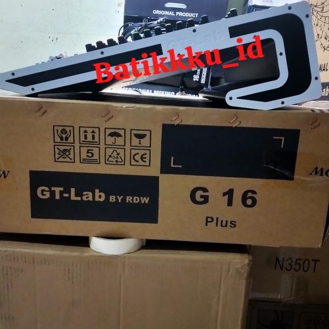MIXER AUDIO RDW GTLAB G16 GT LAB G 16 PLUS ORIGINAL BY RDW 16 CHANNEL WAR