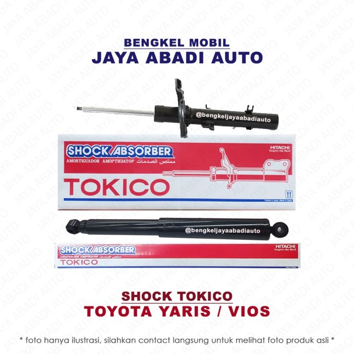 Shock Breaker Tokico - Toyota Yaris Bakpao / Vios Gen 2 (2006-2013)