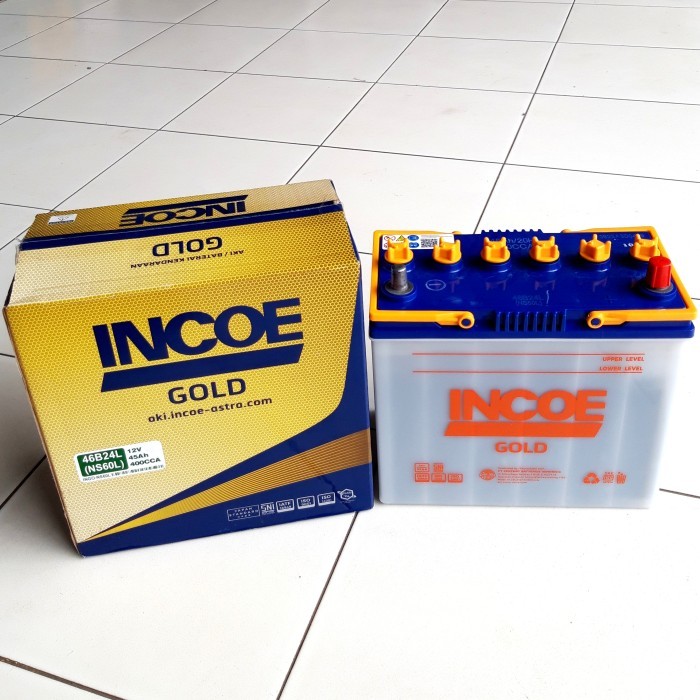 Aki Incoe Gold Ns60L / 46B24L 45 Ah