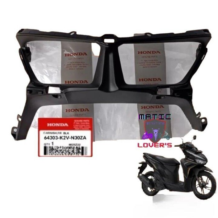 GARNISH FRONT GARNISH LAMPU DEPAN VARIO 125 NEW 2022 SD 2024 K2V ORIGINAL