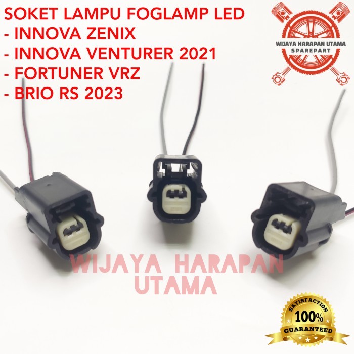 SOKET LAMPU FOGLAMP LED FORTUNER VRZ 2021 INNOVA ZENIX VENTURER BRIO