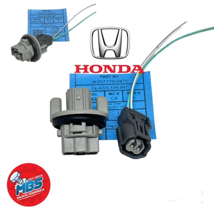 SOKET FITING KABEL LAMPU SEIN T20 HONDA JAZZ CRV CIVIC MOBILIO BRV