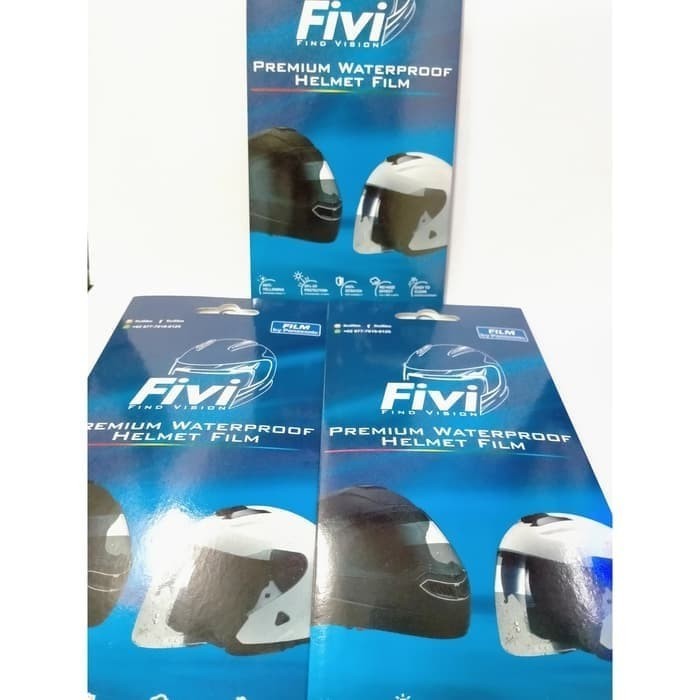 STIKER ANTI GORES KACA FILM HELM ANTI AIR FIVI UV SILAU VISOR HELMET