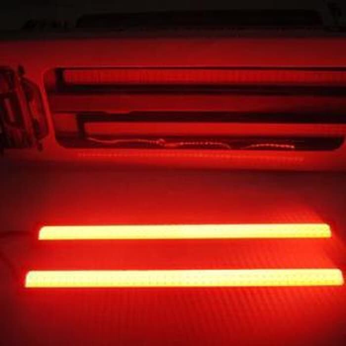 LAMPU LED DRL PLASMA COB 17CM 72 LED WARNA MERAH