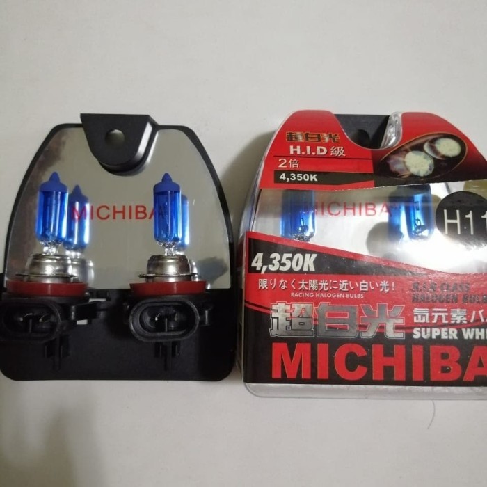 MICHIBA H11 PUTIH 55 WATT/BOHLAM MICHIBA H11 PUTIH 55 WATT