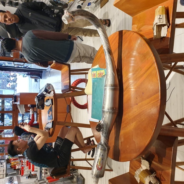 Knalpot Creampie Satria 2 Tak Hiu Original