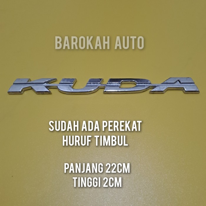 EMBLEM KUDA TULISAN KUDA MITSUBISHI