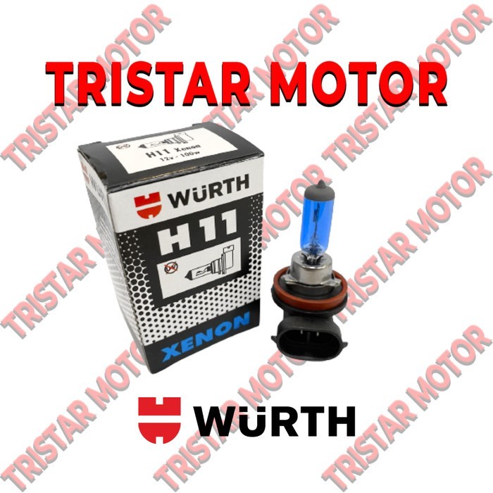 BOHLAM BOHLAMP LAMPU LAMP HALOGEN XENON WHITE H11 12V 100W WURTH
