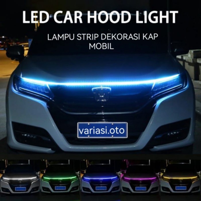 LAMPU STRIP LED FLEKSIBEL UNIVERSAL DEKORASI MOBIL LAMPU STRIPNEON 12V