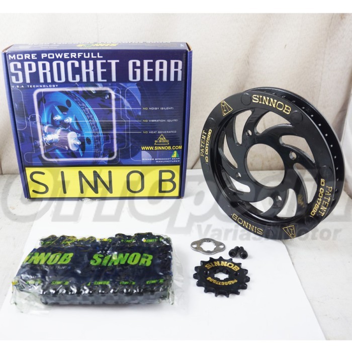 Chain Kit Gear Set Rantai Motor Sinnob Colour Chain Gsx R-150 Gsx 150