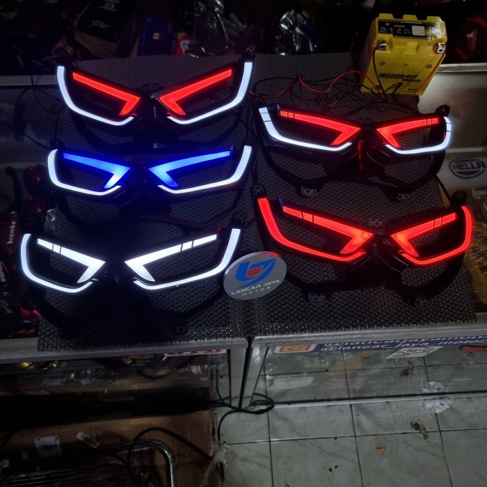 Lampu Lazy Eyes Double Nmax New Free Demon