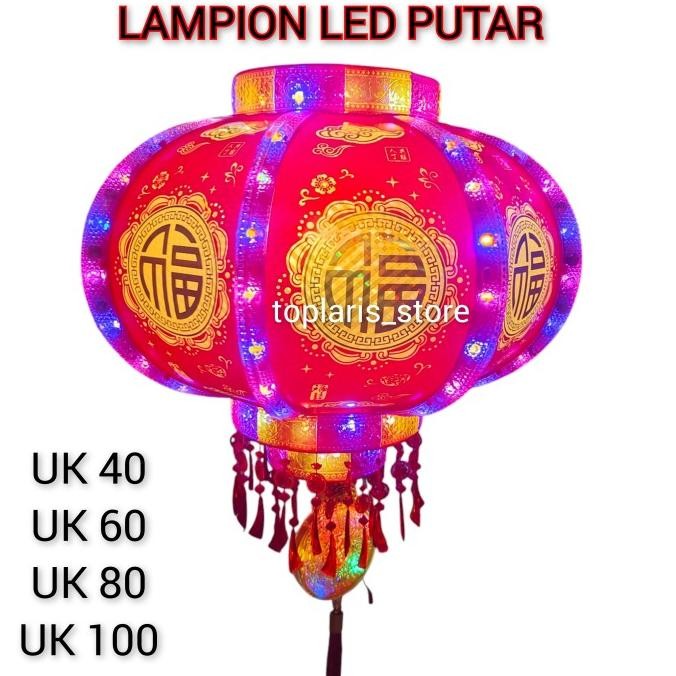

Ready Lampion Lampu LED Putar Imlek 022