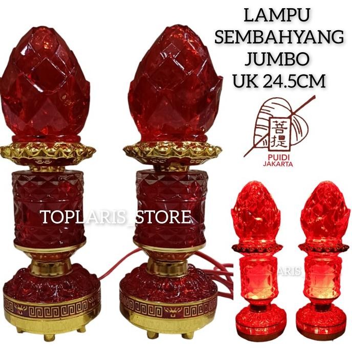 

Ready Lampu Sembahyang Led Nanas Yenpao 023 Merah