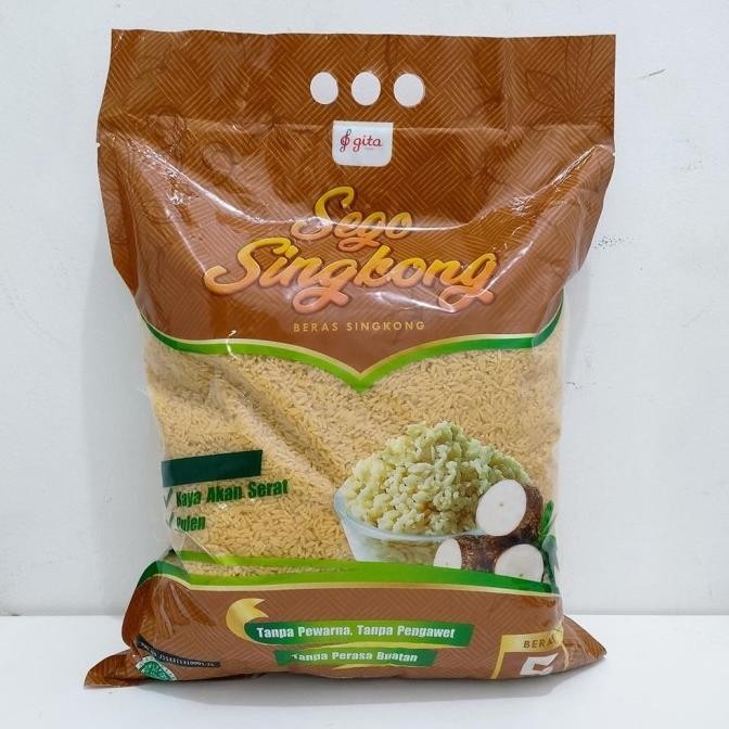 

Ready Sego Singkong ( Beras Singkong ) 5 KG - COCAS Gita Food