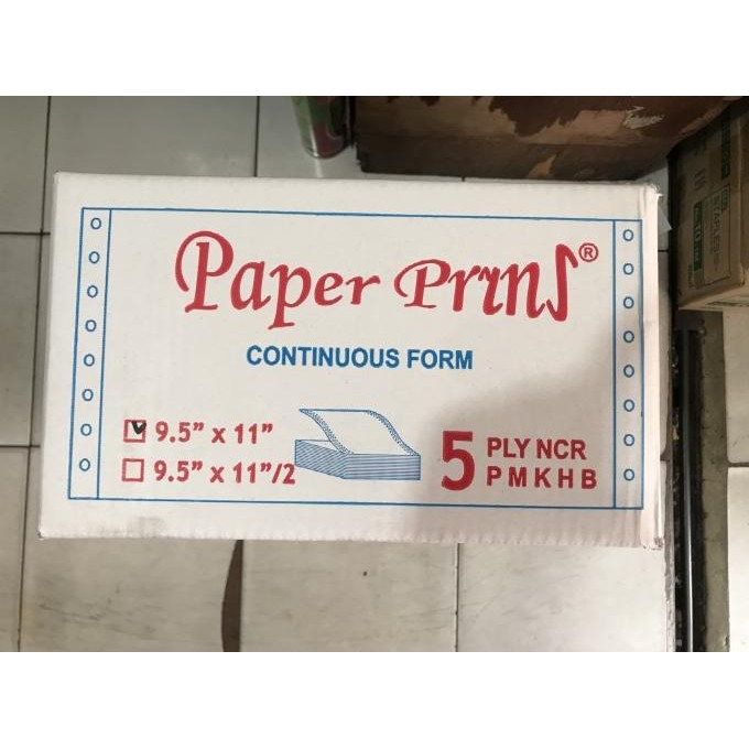 

TERMURAH - paper print continuous form 9.5 x 11 5 ply kertas continuous