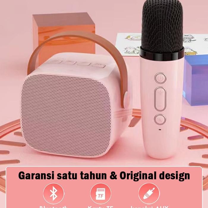 Gagalu Speaker Karaoke Bluetooth Ni Full Bass Portable Wireless (Dapat Terhubung Ke Hp/Tv) C Cipung 