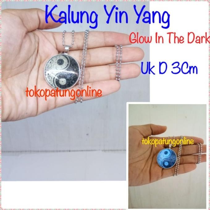 

Ready Kalung Patkua Yin Yang Glow In Dark