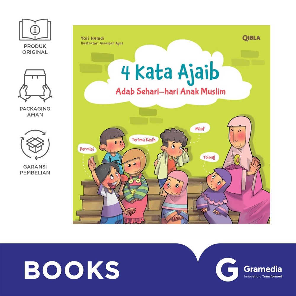 Buku 4 Kata Ajaib Adab Seharihari Anak Muslim
