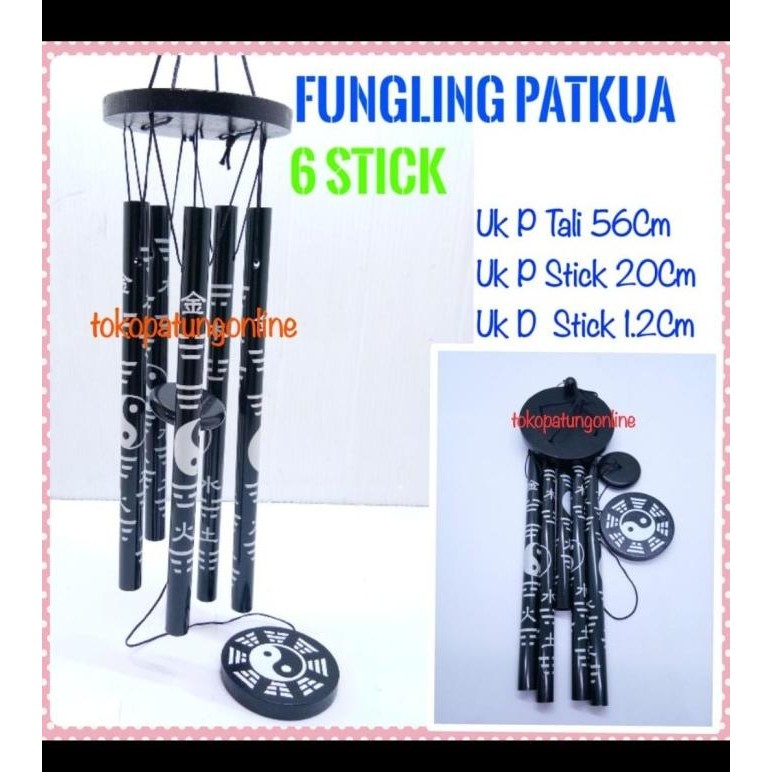 

Ready Fungling Lonceng Angin Patkua T22 Hitam