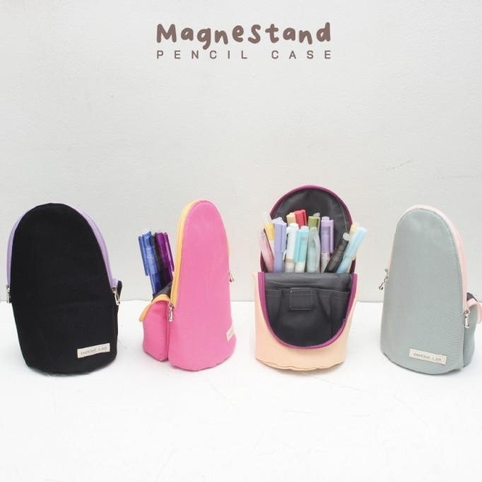 

Magnestand Pencil Case Tempat Pensil Standing Magnet Pouch Berdiri H32T