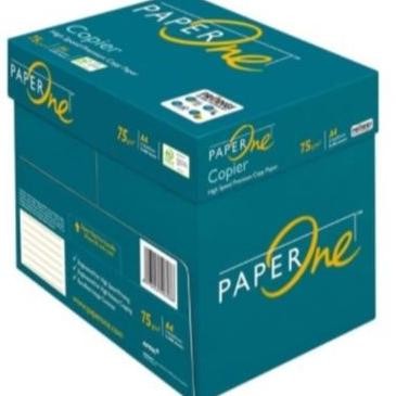 

NEW PAPERONE A4 75 GRAM - Termurah !! Kertas Fotocopy Print HVS A4 75 gr PaperOne Box Dus