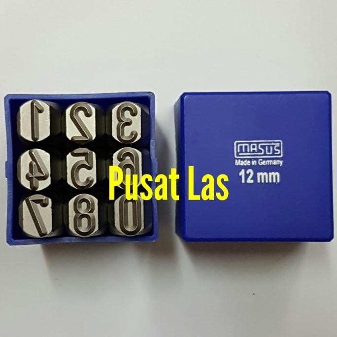 

TERMURAH - Angka Ketok 12mm / Nomor Number Stamp Punch Figure 12 mm MASUS Germany