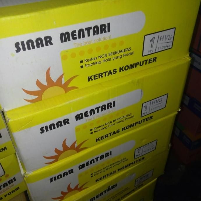 

BEBAS ONGKIR - Continuous form 14 7/8 x 11, 1 ply sinar mentari