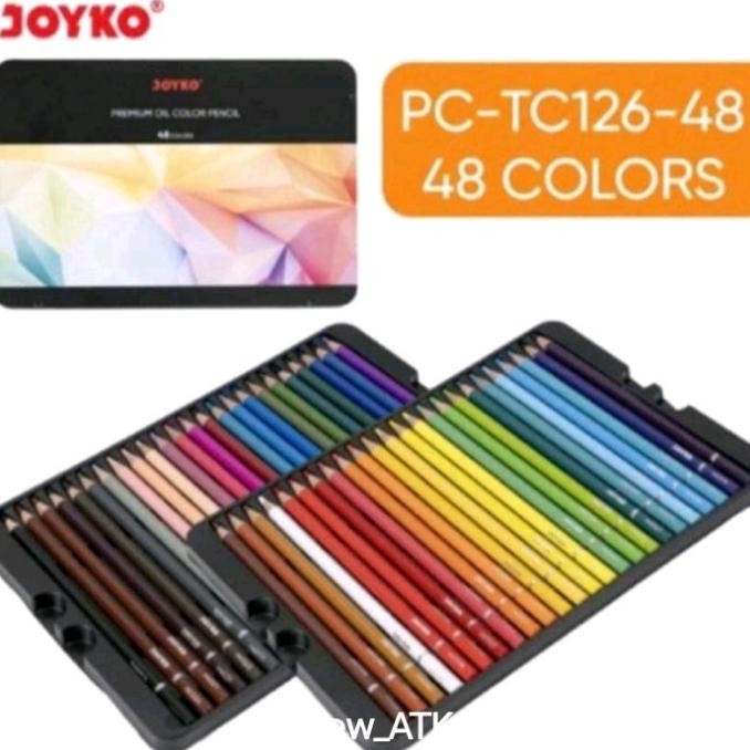 

Sale Premium Oil Color Pensil Warna Joyko Cp-Tc126-48 Warna