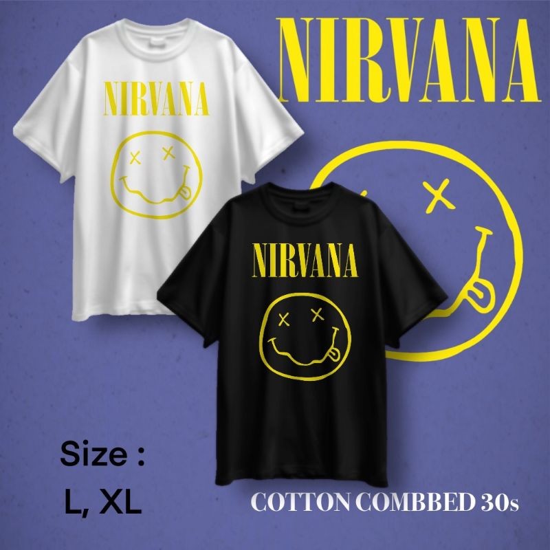 Kaos NIRVANA Smile cotton