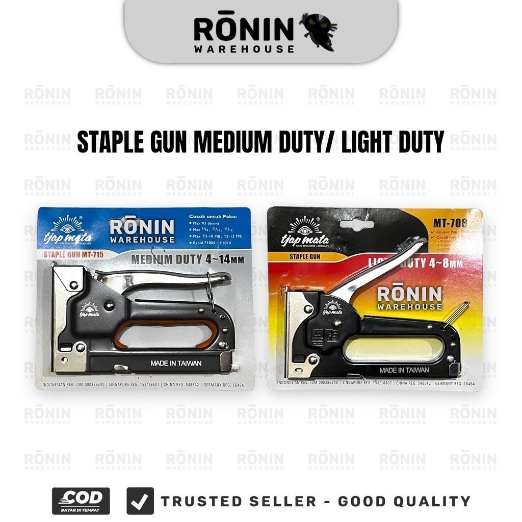 

MATA Staple Gun Light Heavy Duty Staples Tembak Stapler Hekter Sofa