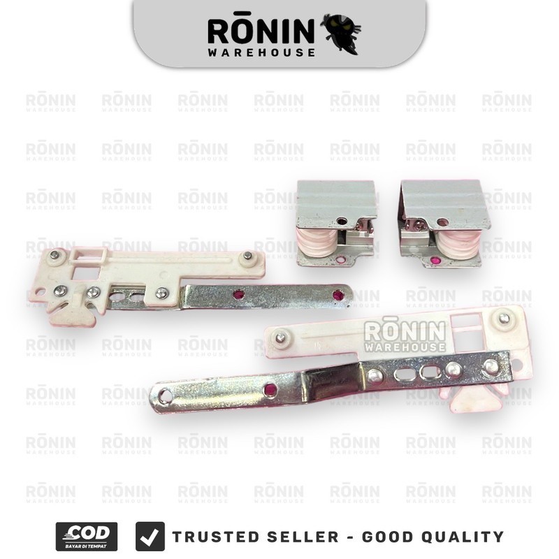 DOUBLE STAR Pulley Master Korden Aluminium Set Pully Rel Gorden