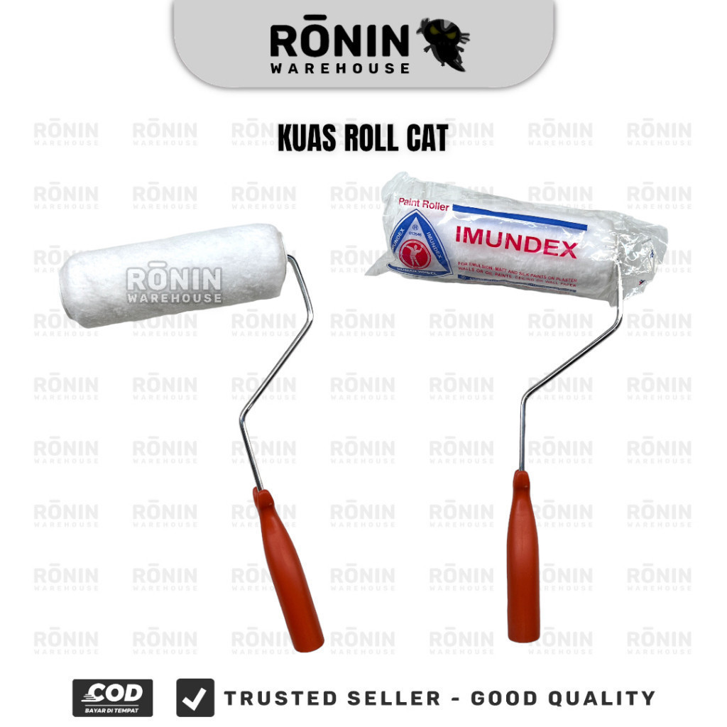 IMUNDEX Kuas Roll 7 10 " inch Rol Cat Tembok Dinding Paint Roller Brush