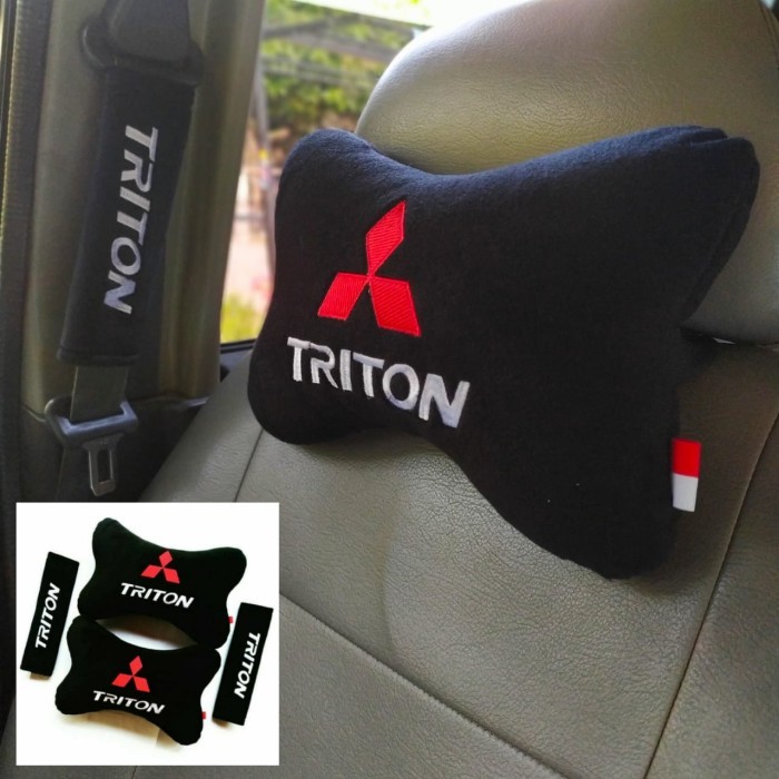 Interior Bantal Mobil Xpander Sport/Bantal Sandaran Kepala/Batal Jok Mobil