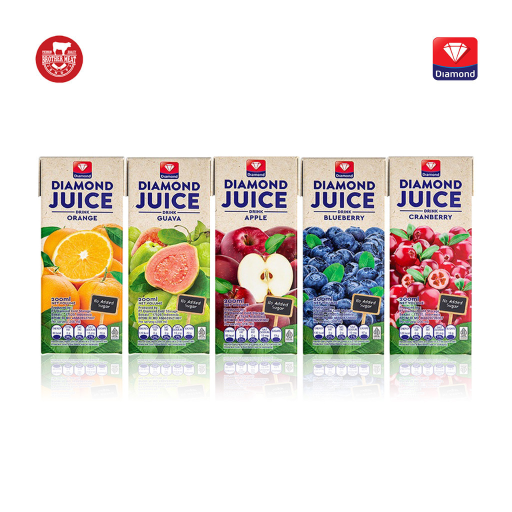 

DIAMOND UHT Juice Drink 200ml, Jus Buah