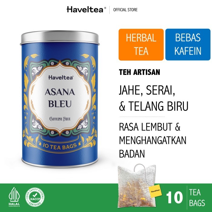 

Terlaris Asana Bleu Big Tin Haveltea Tisane Kembang Telang & Jahe Herbal