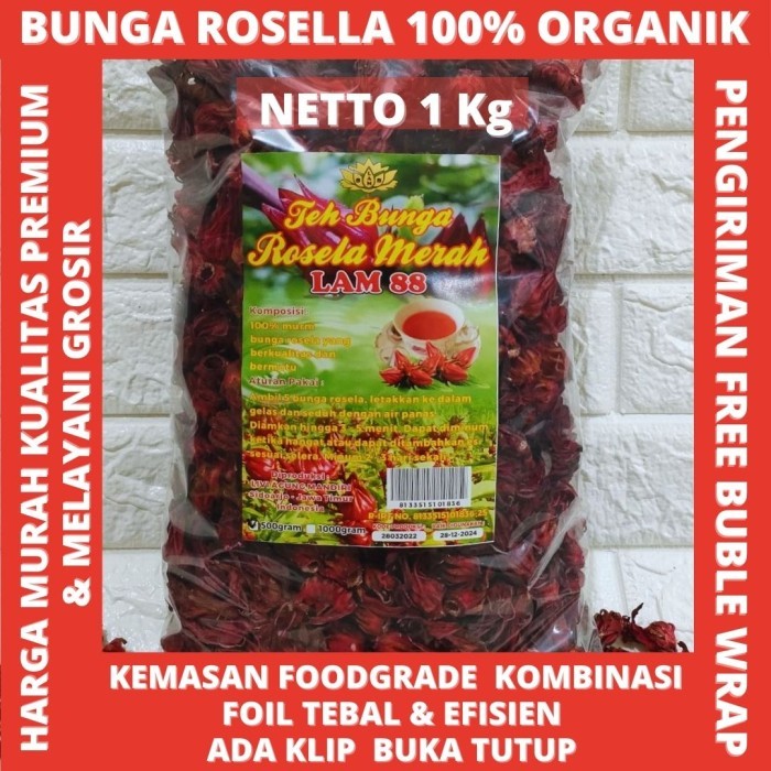 

Terbaru Bunga Rosela Merah 1 Kg Berkwalitas Dan Murah