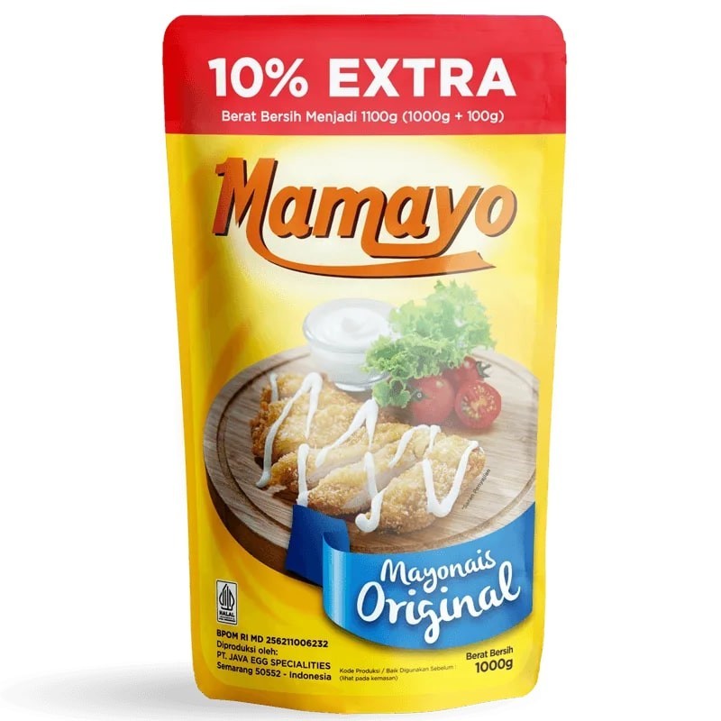 

Mamayo Mayonnaise Original 1kg + 100gr