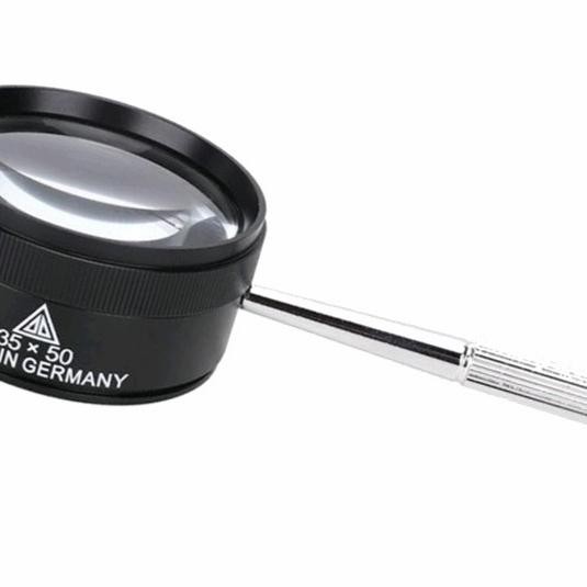 

BEBAS ONGKIR - Kaca pembesar made in germany dengan stick handle logam 35x 50