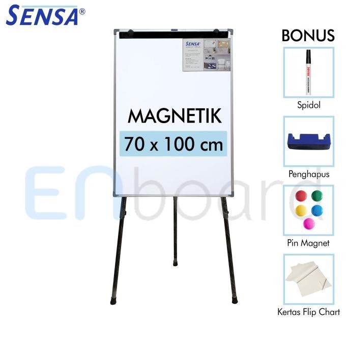 

TERMURAH - Flip Chart / Flipchart / Papan Presentasi Sensa 70 x 100 cm