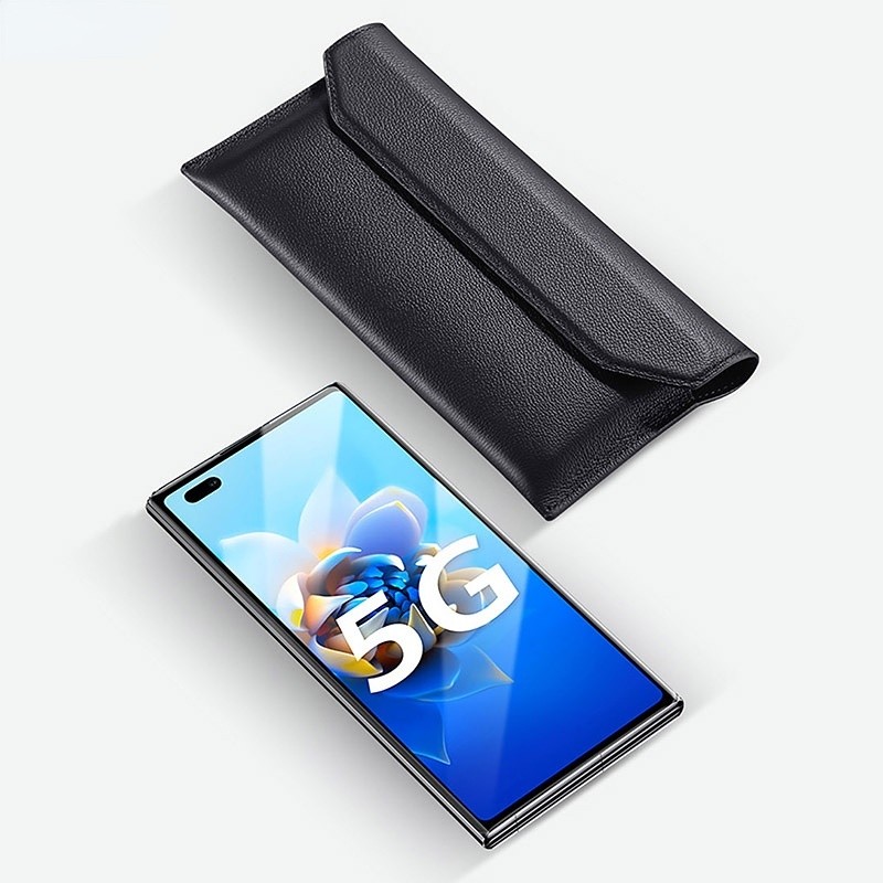 Untuk Huawei Mate XS 2 X2 5G, casing dompet kulit asli dengan slot kartu, tas untuk Huawei Mate X2 M