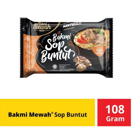 Mie Bakmi Mewah Sop Buntut Original Asli